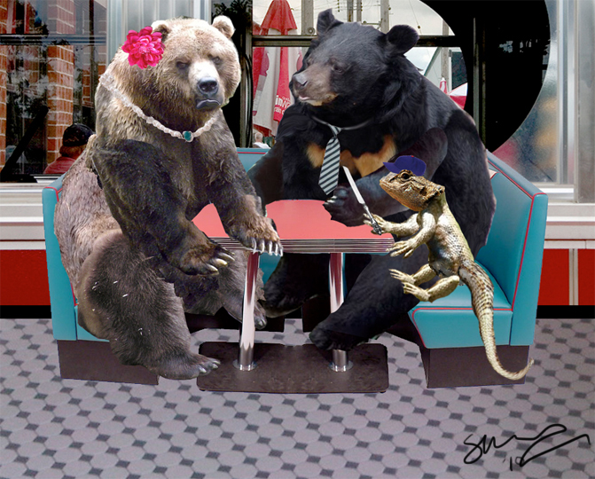 Bears and Lizard